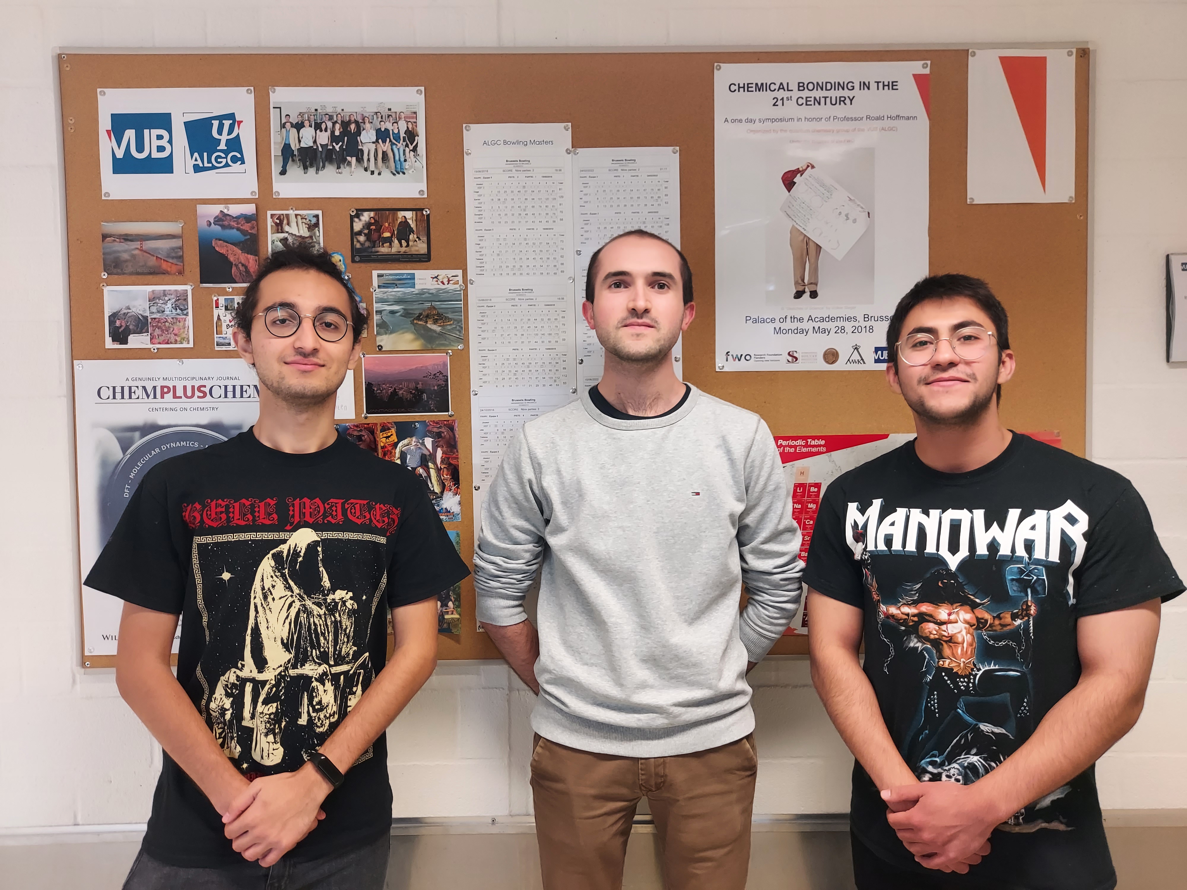 Picture of Umut and Yigit with their supervisor dr Xavier Deraet 