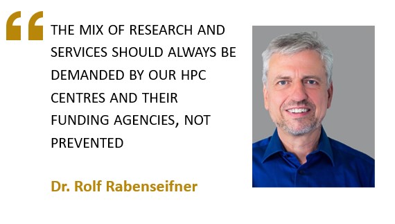 Quote HPC and servicves Rolf Rabenseifner