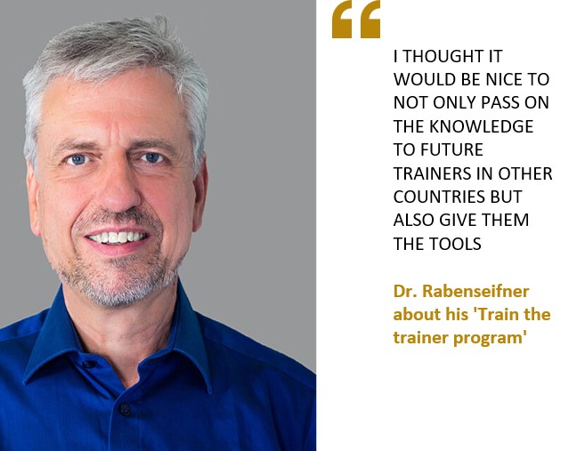 Dr. Rolf Rabenseifner about his Train the trainer program
