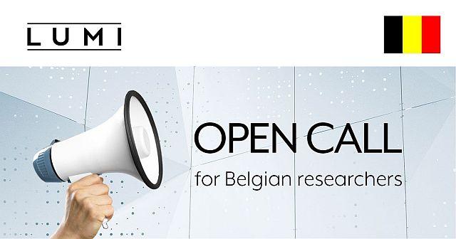 LUMI Open Call for Belgian researchers